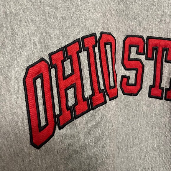 Vintage Steve & Barrys Ohio State Buckeyes Sweatshirt Mens XL Crewneck Gray T10 - Picture 2 of 7